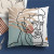 Nordic Morandi Abstract Printing Pillow Sofa Cushion Throw Pillowcase Bedside Decorations Nap Big Pillow