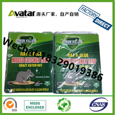 GREEN KILLER RAT & GLUE  Good quality sticky mouse rat trap wholesale paper board mouse glue trap mouse glue board