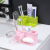 Toilet Toothbrush Rack Punch-Free Tooth Cup Toothbrush Cup Holder Toothbrush Toothpaste Holder Tooth-Cleaners Soap Storage Rack