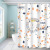 Waterproof Shower Curtain Digital Printing Cartoon Pattern Ins Style Personalized Patterns Simple Bathroom Partition Curtain Decorative Curtain