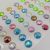 10mm Colorful Earth Surface Gem Stickers AB Color Diamond Stickers DIY Car Decoration Sticker 108 Pieces 72 Pieces 63 Pieces
