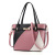 Bag 2021 Stitching Large Capacity Handbag Korean Fashion Simple Elegant Contrast Color Shoulder Messenger Bag for Women