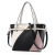 Bag 2021 Stitching Large Capacity Handbag Korean Fashion Simple Elegant Contrast Color Shoulder Messenger Bag for Women