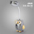 Factory Direct Sales Cute Owl Led Beauty Light Alarm Clock Small Night-Light Table Lamp USB Rechargeable Desk Lamp