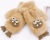 Women's Winter Gloves Cute Fleece-Lined Ins Cartoon Autumn Riding Wind-Proof and Cold Protection Halter Korean Style Thick Halter Warm