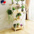 Nordic Style Flower Stand Creative Flower Rack Solid Wood Floor Flower Stand Storage Rack Indoor Balcony Flower Stand Office Flower Stand