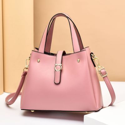 Women's Tote Bag 2021 New Fashion Korean Fashion Retro Handbag Simple Generous One-Shoulder Crossbody Bag Foreign Trade
