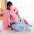 Logo Customized Creative Unicorn Summer Quilt and Comfort Pillow Children's Ragdoll Dual-Use Unicorn Doll Activity Gift