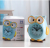 Factory Direct Sales Cartoon Owl Alarm Clock Student Learning Alarm Clock Desktop Creativity Decoration