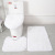 Modern Simple Style Solid Color Toilet Bath Bathroom Three-Piece Combination Toilet Floor Mat Household Cross-Border Supply