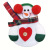 Christmas Decoration Supplies Restaurant Hotel Layout New Non-Woven Snowman Christmas Knife and Fork Bag Tableware Set
