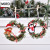 Christmas Decorations Christmas Garland Pendant Santa Elk round Decorative PVC Hanging Christmas Tree Pine Cone Pendant