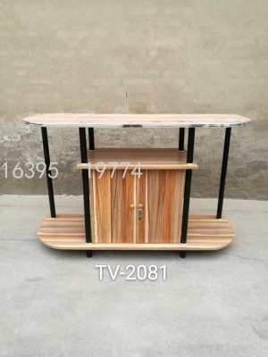 Indoor and Outdoor Wooden Simple Assembly Multifunctional Storage Rack Locker TV Stand Kitchen Balcony Floor