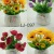 New Style Living Room Bedroom Wall Decorations Plastic Flower Baskets Wall Hanging Fake Flower Floral Support Custom Logo