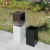 Customized Environmental Sanitation Waste Bin Outdoor Rubbish Bins Cast Aluminum Dustbin