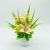 High Simulation Lily Fresh Feel Simulation Flower Pot Home Ornamental Flower Living Room Furnishings Factory Direct Sales