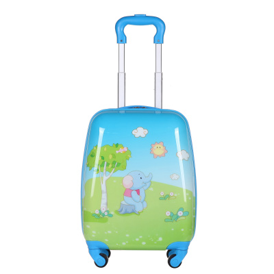 PC Material Children's Universal Wheel Trolley Case Suitcase More Sizes Elephant Sun Type