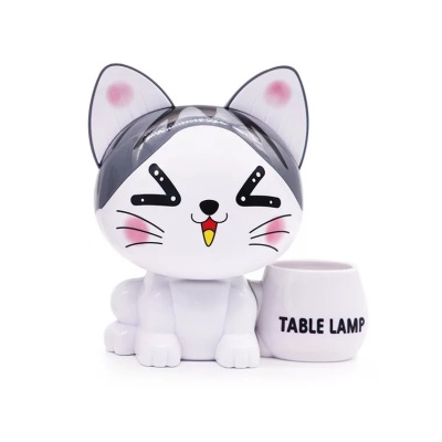 Factory Direct Sales Cute And Adorable Pen Container USB Rechargeable Desk Lamp