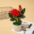 Artificial Flower Artificial Rose Living Room Furnishings Wedding Flower Bouquet Decorative Restaurant Decoration Artificial Potted Wholesale
