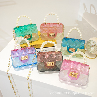 Transparent Jelly Pack Ladies Bags2021 Southeast Asia Women's Foreign Trade Bags Wholesale PVC New Jelly Bag Women