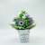 Chrysanthemum Combination Iron Bucket Pot Family Decoration Wedding Set Craft Exhibition Hall Desktop Layout Artificial Flower Wholesale