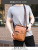 Foreign Trade Single Shoulder Crossbody Fashion Men's Soft Genuine Leather Business Casual Bag Vertical Small Backpack Fashion Trend Wholesale