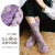 Purple Socks Women Autumn and Winter Mid-Calf Length Socks Thin Vintage Pattern Lolita Korean Style Japanese Style Wholesale Cotton Socks Long Socks