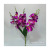 Artificial Flower 5-Fork Dyed Phalaenopsis 20-Head Artificial Bouquet Artificial Plant Fake Flower Silk Flower Factory Direct Supply