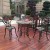 Outdoor Occasional Table and Chair Custom Cast Iron Park Table and Chair Barbecue Table and Chair Factory Direct Deliver
