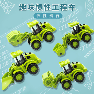 Inertial Engineering Vehicle Children's Educational Simulation Engineering Car Toys Warrior Stall Hot Sale Toy Gift Toy