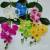 Artificial Flower Four-Head Tape Phalaenopsis Bouquet Artificial Flower Craft Decoration Plant Fake Flower Factory Direct Supply