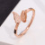 Cross-Border Hot Selling European and American Foreign Trade 18K Titanium Steel Ring Female Simple Bracelet Couple Stainless Steel Thin Ring Little Finger Ring Fashion Ornament