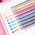 Douyin Online Influencer Glitter Gel Pen Hand Account Fluorescent Pen Color Gel Pen Student Doodle Painting Color Changing Flash Pen