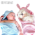 Babies' Cloak Baby's Blanket Amazon Sleeping Bag Bamboo Fiber Foreign Trade Cartoon Maternal and Child Supplies Gro-Bag 90*90, 75*75