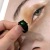 Foreign Trade Hot Sale Black Cat Noer Green Ring Creative Cat Dog's Paw Feet Couple's Ring in Stock Wholesale