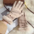 Winter Female Student Cute Thickening Fleece-Lined Warm Women's Gloves Outdoor Cycling Touch Screen Gloves Cold-Proof Gloves