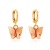 Korean Style New Butterfly Earrings Summer Temperamental Fairy Butterfly Earrings Ear Clip Ins Style Color Acrylic Earrings