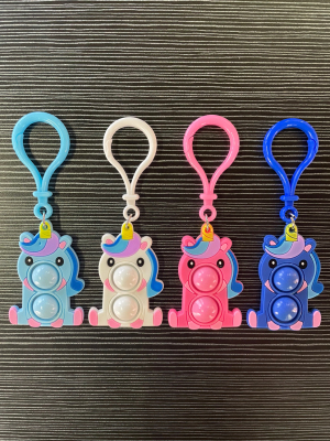 Rat Killer Pioneer Keychain Finger Bubble Music Silicone Personalized Pendant