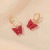 Korean Style New Butterfly Earrings Summer Temperamental Fairy Butterfly Earrings Ear Clip Ins Style Color Acrylic Earrings