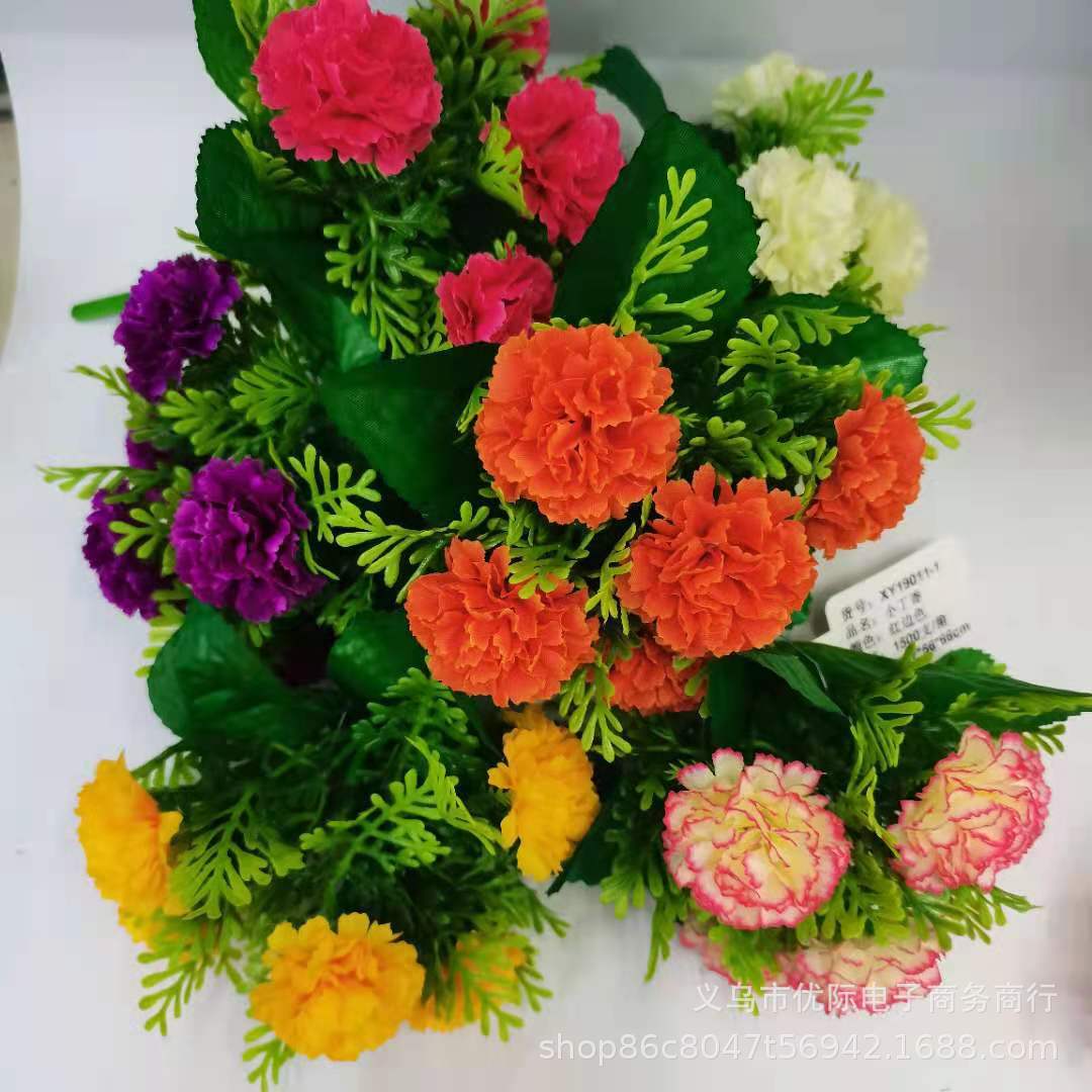 北欧仿真花 5头迷你小丁香 婚庆婚礼植物假花 客厅装饰摆设摆件