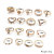 Amazon Foreign Trade New European and American Bohemian Style Ring 17-Piece Set Diamond Set Rings Ornament