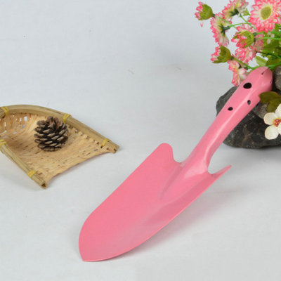 Mini Colorful Gardening Small Shovel Tool Portable Plant Loose Soil Ploughstaff Spade Mini Flower Planting Tool round Shovel