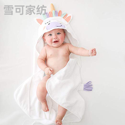 Babies' Cloak Baby's Blanket Sleeping Bag Package Maternal and Child Supplies Export European and American Amazon Bamboo Fiber Gro-Bag Unicorn