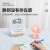 New Creative USB Charging Clip Fan Three Speed Control Colorful Night Lamp Student Desktop Little Fan