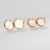 Stainless Steel DIY Stud Earrings Base Support Inner Diameter 8/10/12MM Gold Plated Rose Gold Rainbow Black Studs