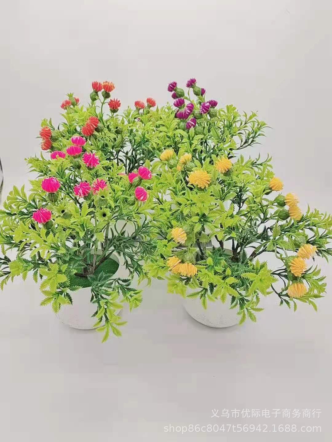仿真植物 人造仿真花 盆栽家居装饰假花小清新创意摆件厂家批发