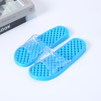 Summer Sandals Foot Massage Slippers for Women Indoor Home Bathroom round Beads Foot Acupuncture Point Home Pedicure Massage Shoes