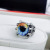 J184 Foreign Trade Popular Style Factory Wholesale Ornament Retro Personality Ghost Multi-Eye Domineering Men's Opening Ring