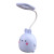 New USB Cute Led Rabbit Desk Lamp Eye Protection Learning Reading Pen Holder Small Night Lamp Factory Goods Wholesale Logo Printing