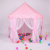 Children's Tent Play House Game House Hexagonal Large Princess Room Baby Indoor Toy Breathable Mosquito Net Pink Castle